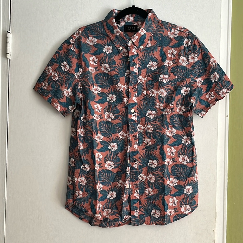 Hawaiian Seersucker Button Down